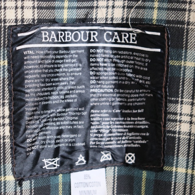 バブアーBorbourのジャケット