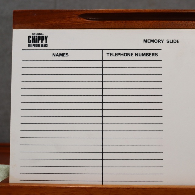 CHIPPYのテレフォンシート