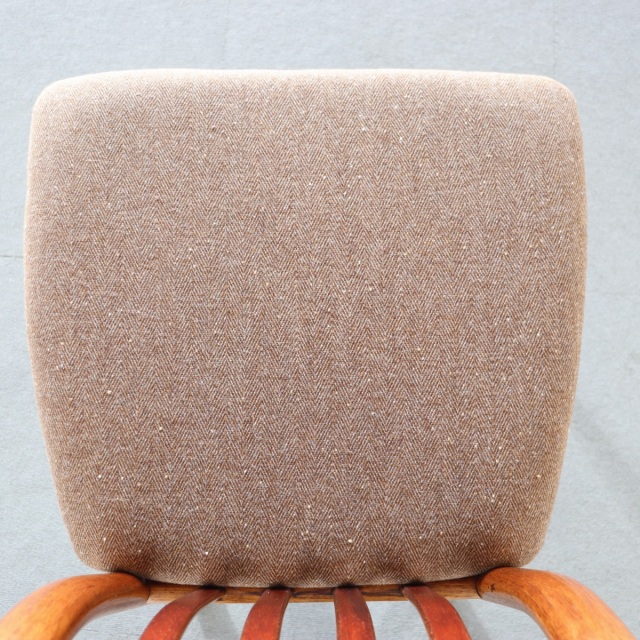 デンマーク製ダイニングチェア by Schou Andersen 座面は世界の尾州