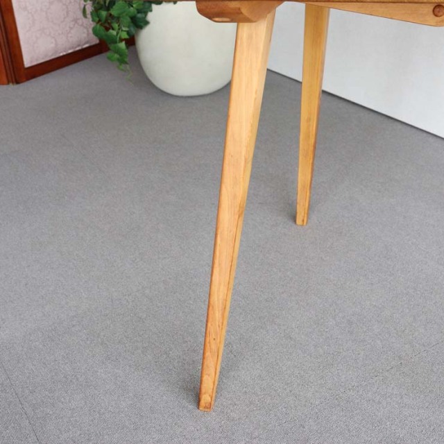 木製で長方形の折りたためるダイニングテーブル、25162