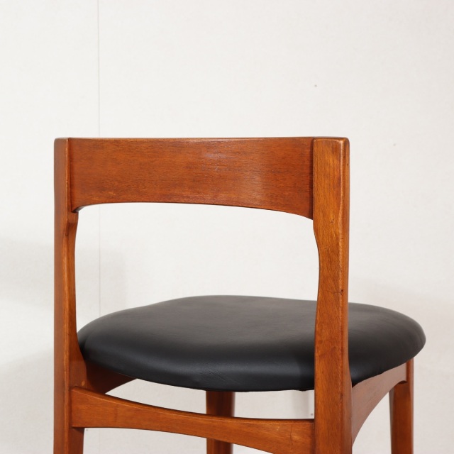 まるみ】ネイサンNATHAN製 ダイニングチェア 座面張替済 送料込 2脚目