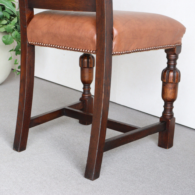 1930年代 オーク材 アンティークダイニングチェア商品番号23179c