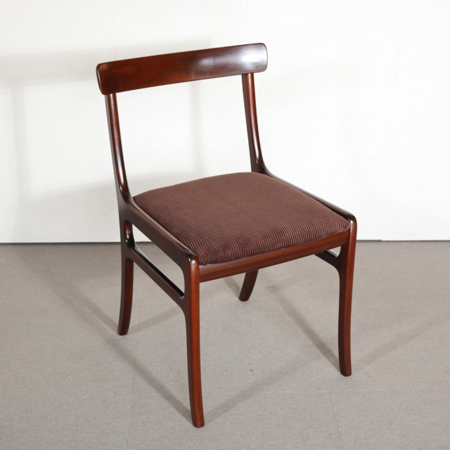 デンマーク製ダイニングチェア by Ole Wanscher 送料込 座面は遠州