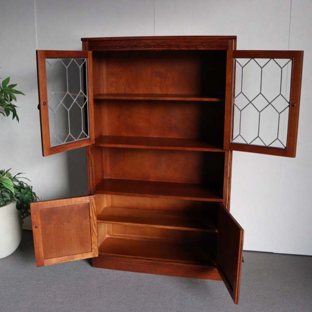木製のアンティークな収納、24161