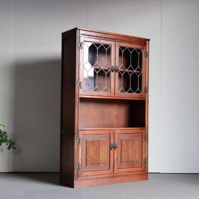木製のアンティークな収納、24161