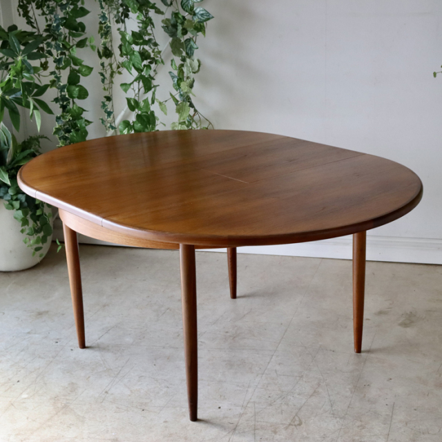 英国家具 G-PLANジープラン フレスコラウンドエクステンションテーブル