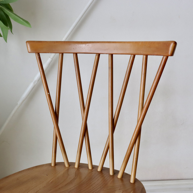122040　アーコール（ercol） エックスバックチェア　ナチュラル