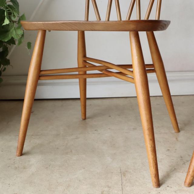 122040　アーコール（ercol） エックスバックチェア　ナチュラル