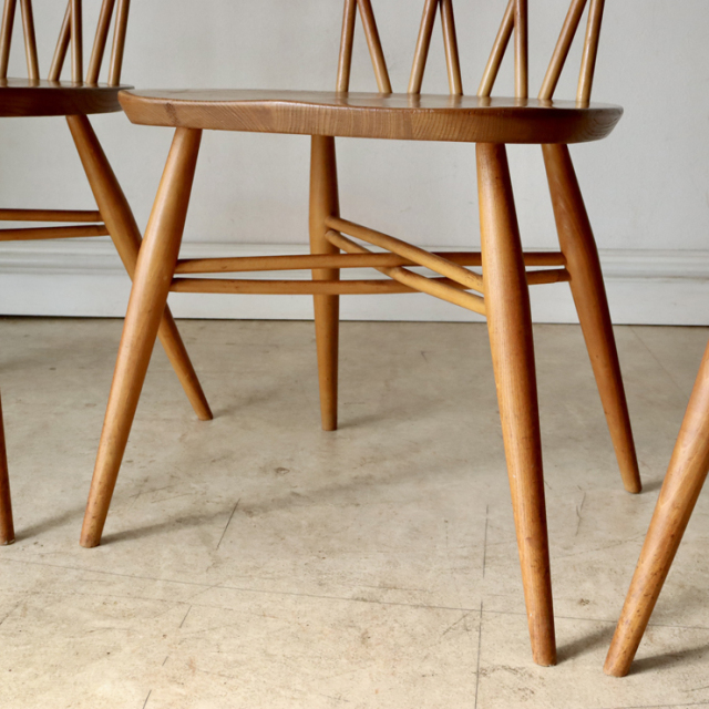 122040　アーコール（ercol） エックスバックチェア　ナチュラル