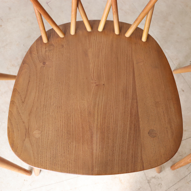 122040　アーコール（ercol） エックスバックチェア　ナチュラル