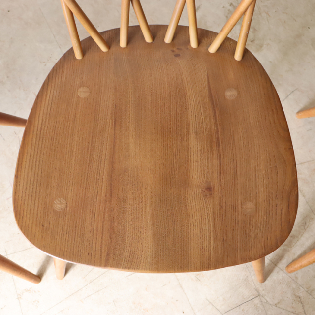 122040　アーコール（ercol） エックスバックチェア　ナチュラル