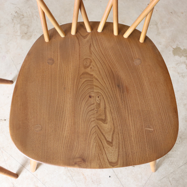 122040　アーコール（ercol） エックスバックチェア　ナチュラル