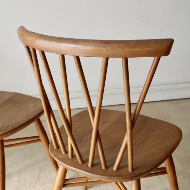 122040　アーコール（ercol） エックスバックチェア　ナチュラル