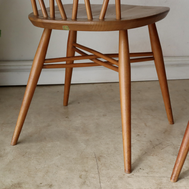 122040　アーコール（ercol） エックスバックチェア　ナチュラル