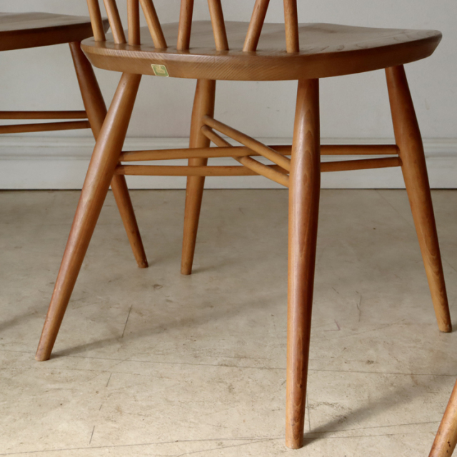 122040　アーコール（ercol） エックスバックチェア　ナチュラル