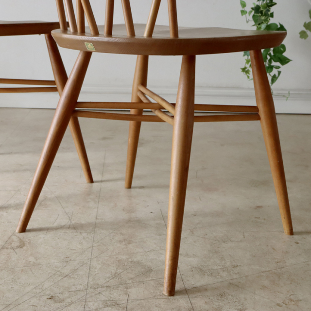 122040　アーコール（ercol） エックスバックチェア　ナチュラル