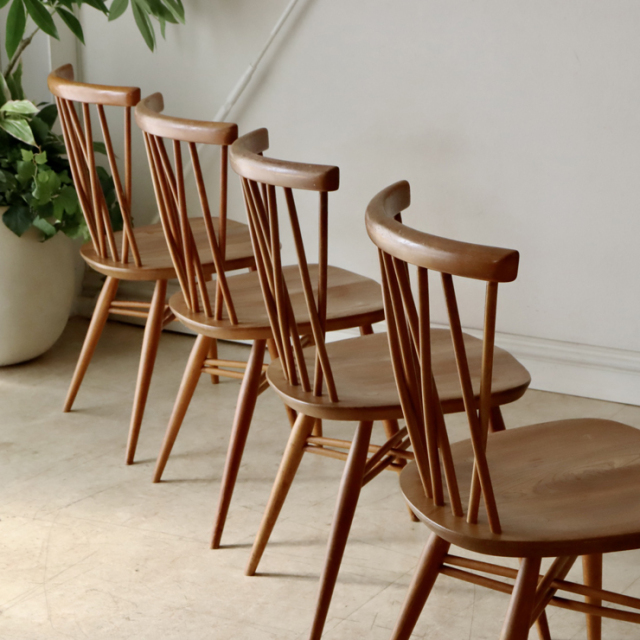 122040　アーコール（ercol） エックスバックチェア　ナチュラル