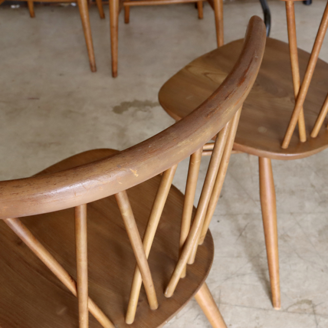 122040　アーコール（ercol） エックスバックチェア　ナチュラル