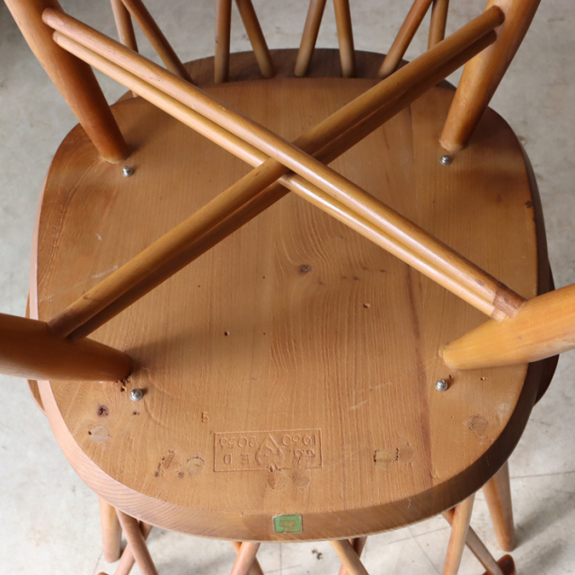 122040　アーコール（ercol） エックスバックチェア　ナチュラル
