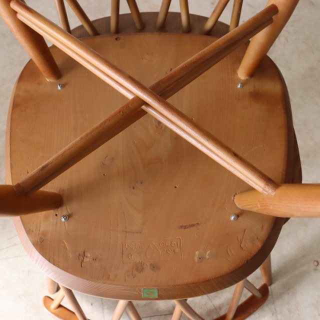 122040　アーコール（ercol） エックスバックチェア　ナチュラル