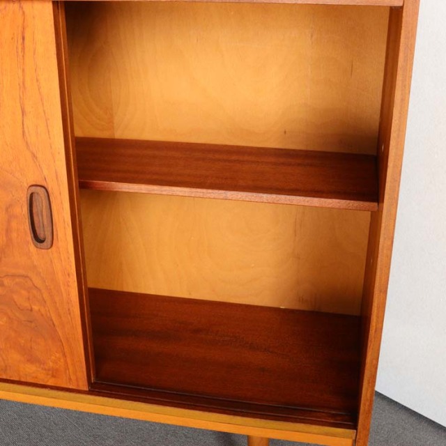 ヴィンテージのチーク材によるビュロー・収納