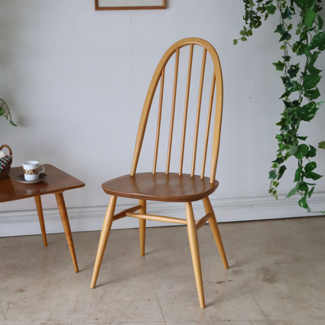 【122013】　アーコール（ERCOL）クエーカーチェア【ナチュラル】　