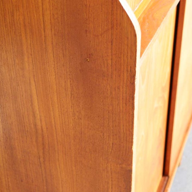 ヴィンテージのチーク材によるビュロー・収納