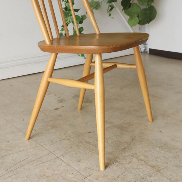 【122013】　アーコール（ERCOL）クエーカーチェア【ナチュラル】　