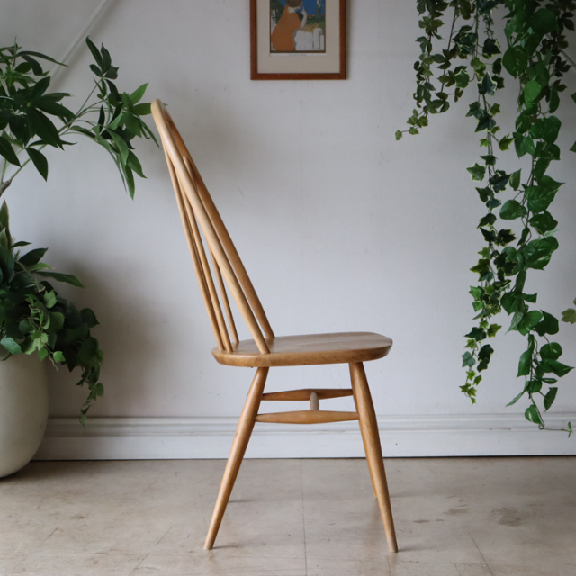 【121092】アーコール（ERCOL）クエーカーチェア【ナチュラル】
