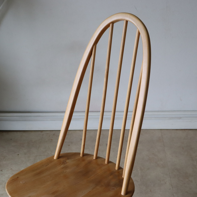 【121092】アーコール（ERCOL）クエーカーチェア【ナチュラル】