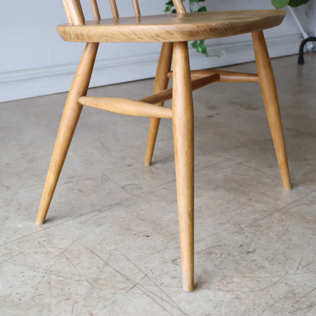 【121092】アーコール（ERCOL）クエーカーチェア【ナチュラル】