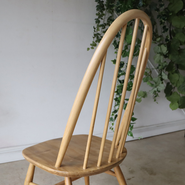 【121092】アーコール（ERCOL）クエーカーチェア【ナチュラル】