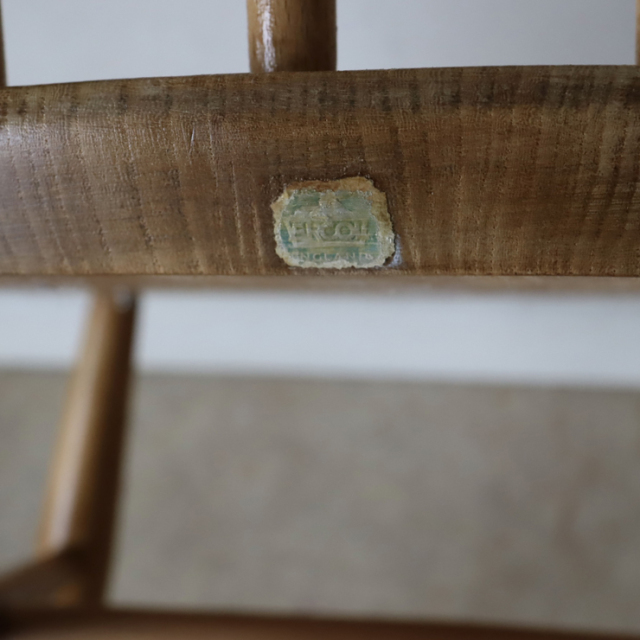 【121092】アーコール（ERCOL）クエーカーチェア【ナチュラル】