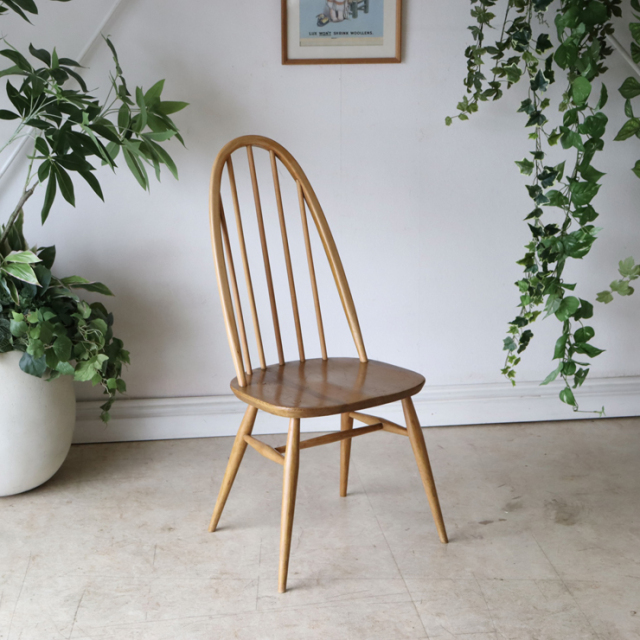 【121093】アーコール（ERCOL）クエーカーチェア【ナチュラル】