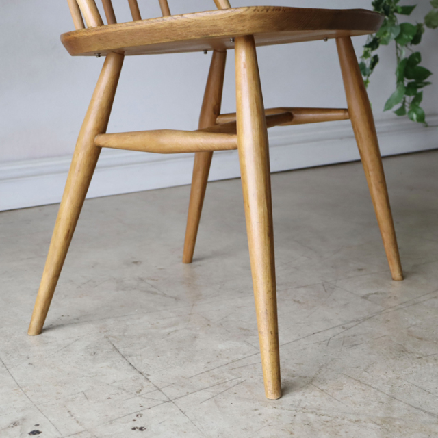 【121093】アーコール（ERCOL）クエーカーチェア【ナチュラル】