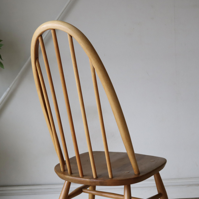 【121093】アーコール（ERCOL）クエーカーチェア【ナチュラル】