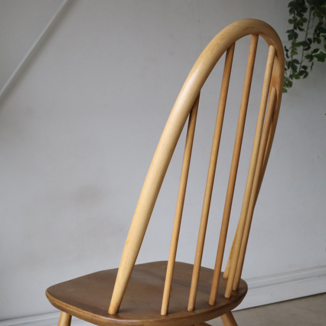 【121093】アーコール（ERCOL）クエーカーチェア【ナチュラル】