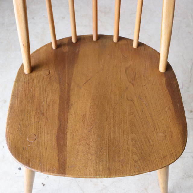 【121093】アーコール（ERCOL）クエーカーチェア【ナチュラル】