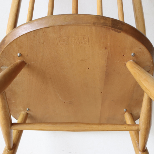 【121093】アーコール（ERCOL）クエーカーチェア【ナチュラル】