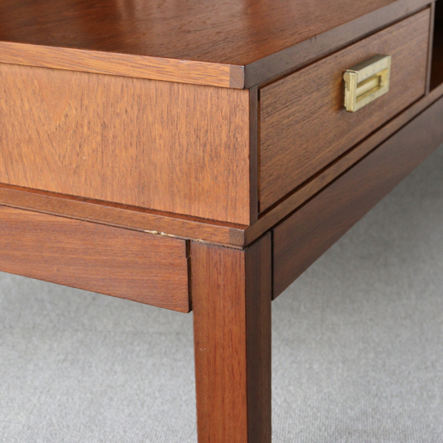 英国ヴィンテージのチーク材のコーヒーテーブル