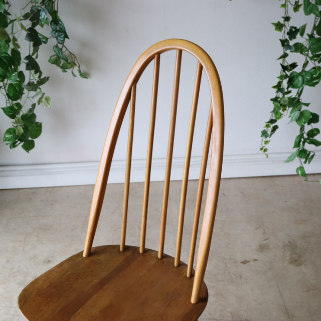 【121094】アーコール（ERCOL）クエーカーチェア【ナチュラル】
