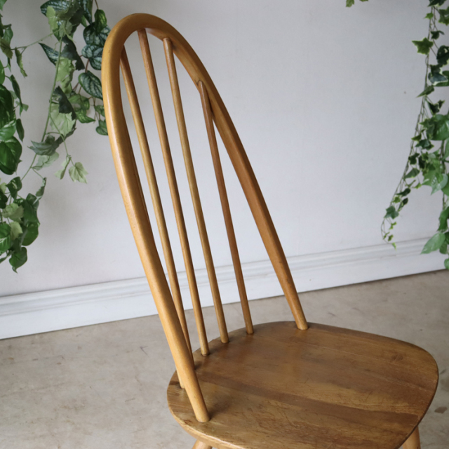 【121094】アーコール（ERCOL）クエーカーチェア【ナチュラル】