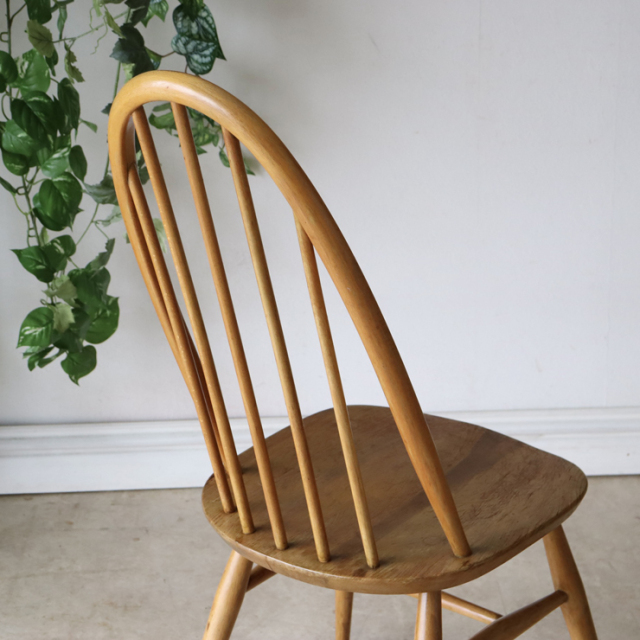 【121094】アーコール（ERCOL）クエーカーチェア【ナチュラル】