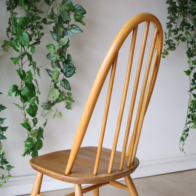 【121094】アーコール（ERCOL）クエーカーチェア【ナチュラル】