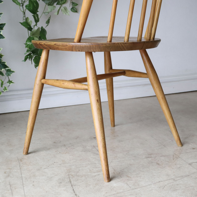 【121094】アーコール（ERCOL）クエーカーチェア【ナチュラル】