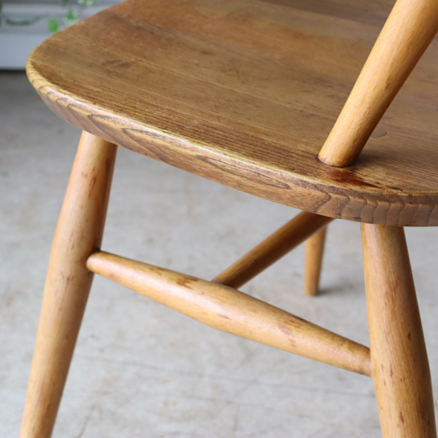 【121094】アーコール（ERCOL）クエーカーチェア【ナチュラル】