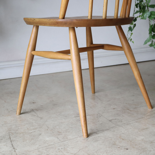 【121095】アーコール（ERCOL）クエーカーチェア【ナチュラル】
