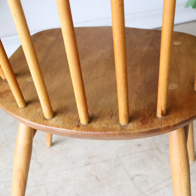 【121095】アーコール（ERCOL）クエーカーチェア【ナチュラル】