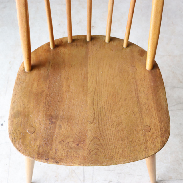 【121095】アーコール（ERCOL）クエーカーチェア【ナチュラル】