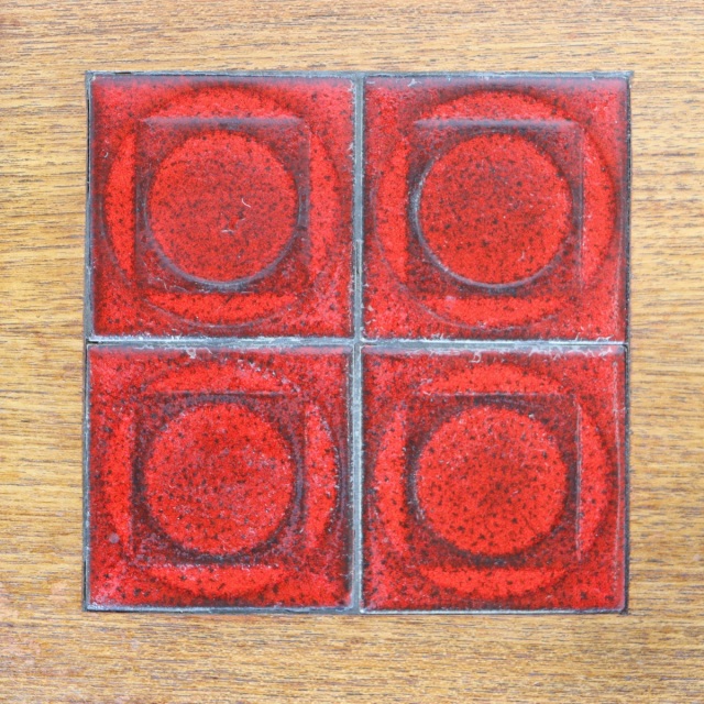 デンマーク製 タイルトップ ネストテーブル 送料込み 商品番号GLEN16